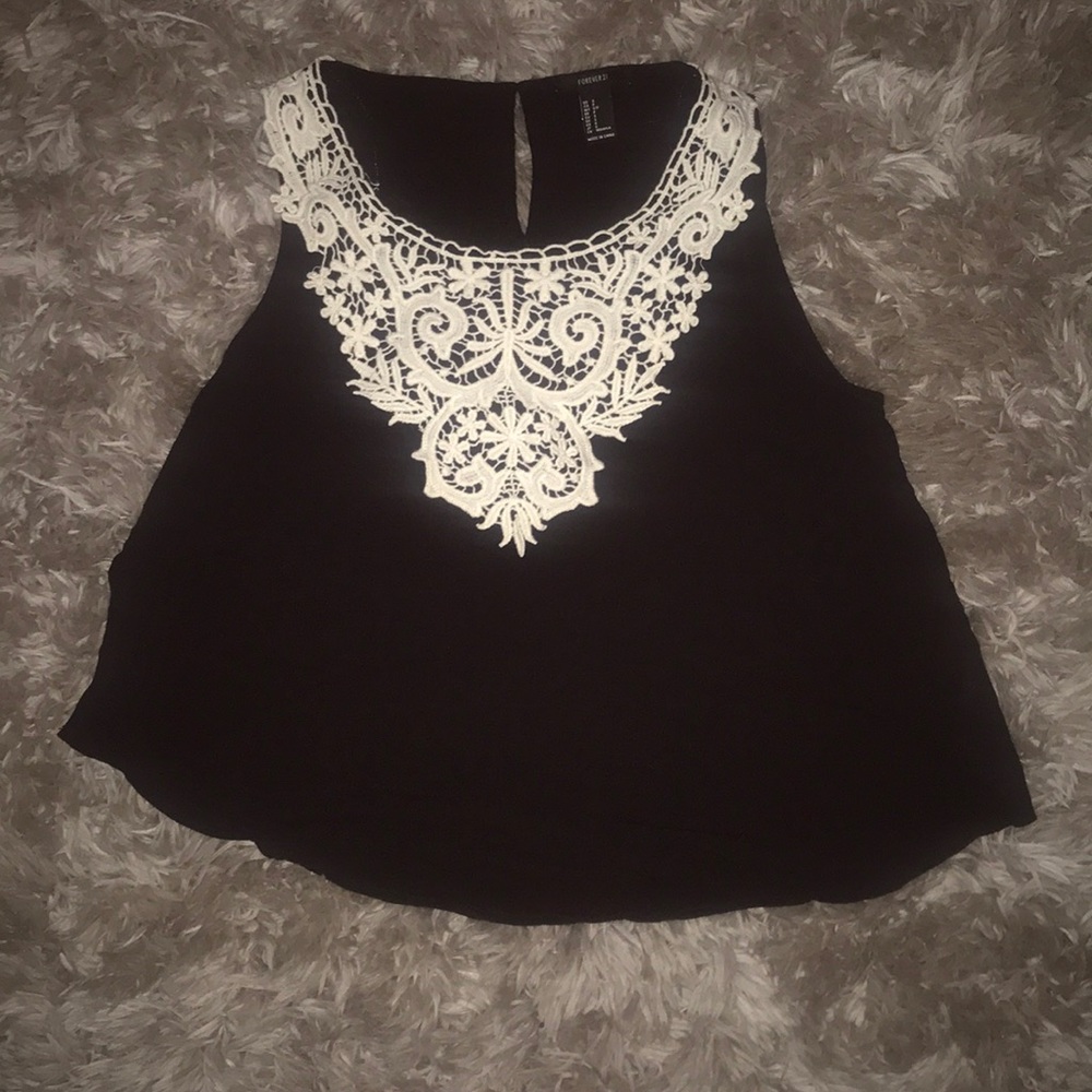 Forever21 Lace Tank Top